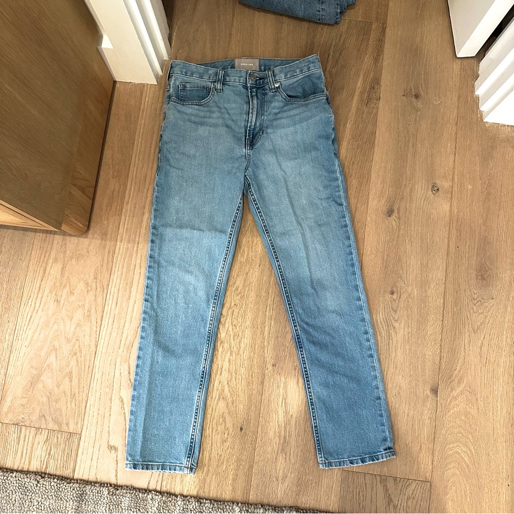 Everlane straight leg high-rise jeans